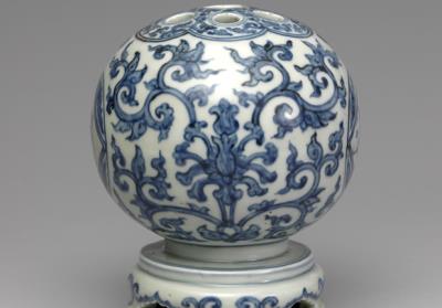 图片[2]-Globular flower vase with decoration of Arabic script in underglaze blue, Ming dynasty, Zhengde reign (1506-1521)-China Archive